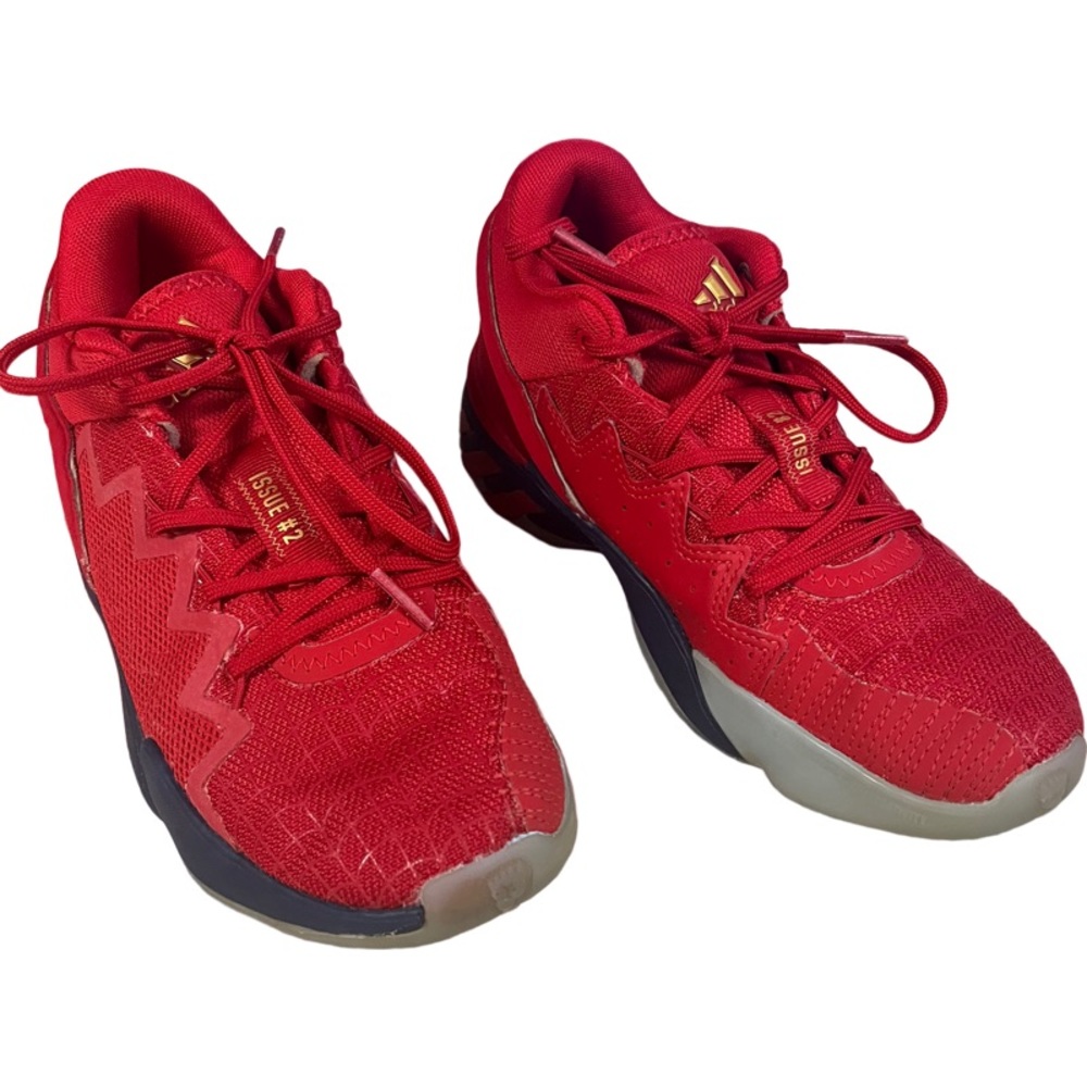 Adidas Youth Shoes  D.O.N. Issue #2 Marvel Spider-Man Sneakers Red G55714 Size 3